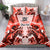 Personalized Kentucky Horse Racing Bedding Set Happy 150th Anniversary Red Style