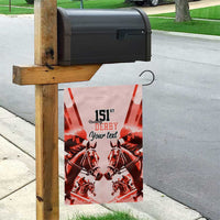 Personalized Kentucky Horse Racing Garden Flag Happy 151st Anniversary Red Style LT9