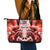 Personalized Kentucky Horse Racing Leather Tote Bag Happy 151st Anniversary Red Style LT9