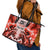 Personalized Kentucky Horse Racing Leather Tote Bag Happy 151st Anniversary Red Style LT9