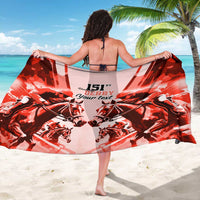 Personalized Kentucky Horse Racing Sarong Happy 151st Anniversary Red Style LT9
