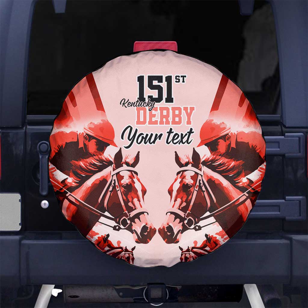 Personalized Kentucky Horse Racing Spare Tire Cover Happy 151st Anniversary Red Style LT9