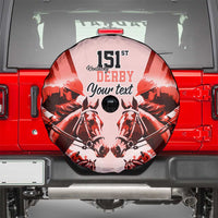 Personalized Kentucky Horse Racing Spare Tire Cover Happy 151st Anniversary Red Style LT9