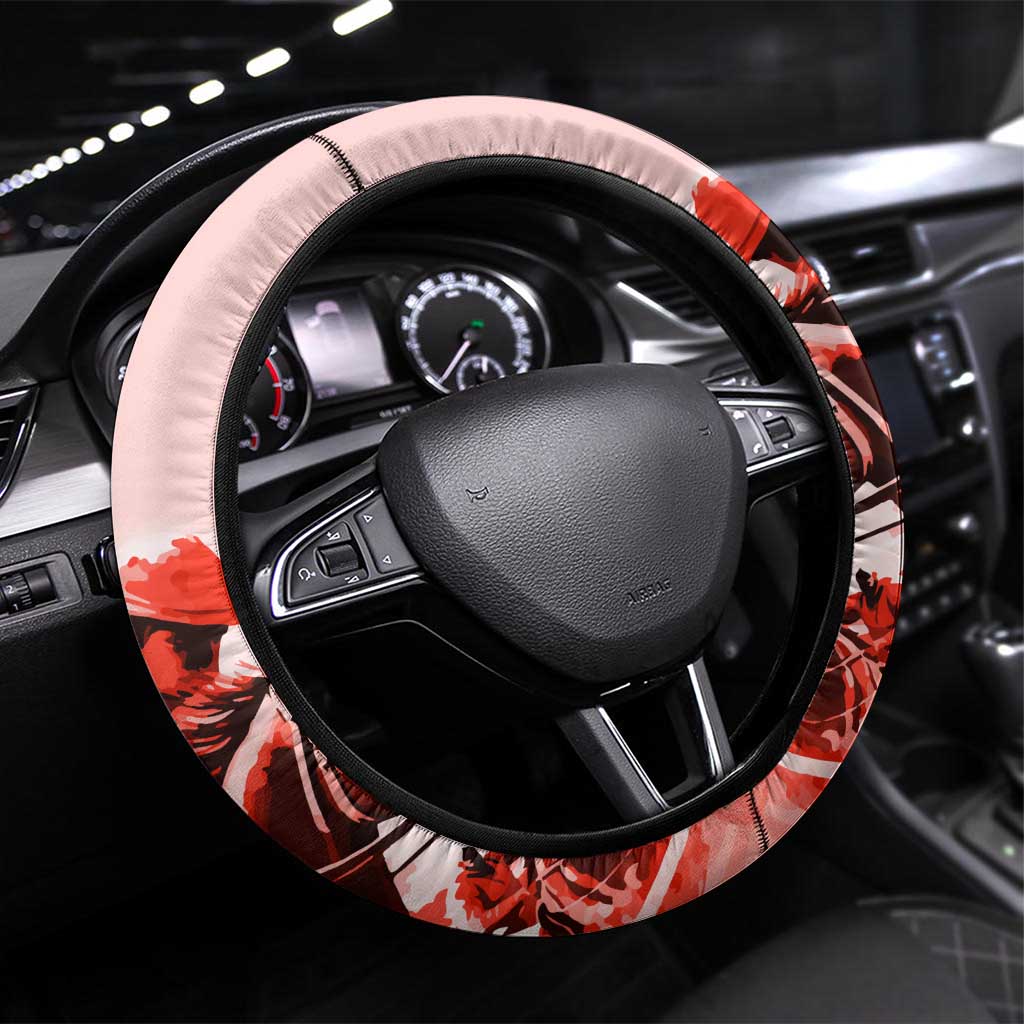 Kentucky Horse Racing Steering Wheel Cover Happy 151st Anniversary Red Style LT9