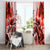 Personalized Kentucky Horse Racing Window Curtain Happy 151st Anniversary Red Style LT9