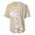 Custom Indo Fijians Baseball Jersey Fiji ke Hindustani Polyneisan Paisley Beige Style LT9 - Wonder Print Shop
