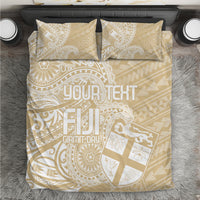 Custom Indo Fijians Bedding Set Fiji ke Hindustani Polyneisan Paisley Beige Style LT9 - Wonder Print Shop