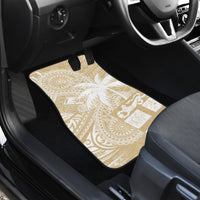Custom Indo Fijians Car Mats Fiji ke Hindustani Polyneisan Paisley Beige Style LT9 - Wonder Print Shop
