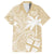Custom Indo Fijians Family Matching Off Shoulder Maxi Dress and Hawaiian Shirt Fiji ke Hindustani Polyneisan Paisley Beige Style LT9 - Wonder Print Shop