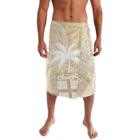 Custom Indo Fijians Lavalava Fiji ke Hindustani Polyneisan Paisley Beige Style - Wonder Print Shop
