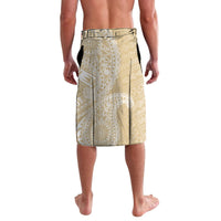 Custom Indo Fijians Lavalava Fiji ke Hindustani Polyneisan Paisley Beige Style - Wonder Print Shop