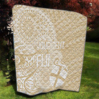 Custom Indo Fijians Quilt Fiji ke Hindustani Polyneisan Paisley Beige Style - Wonder Print Shop