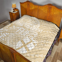 Custom Indo Fijians Quilt Fiji ke Hindustani Polyneisan Paisley Beige Style - Wonder Print Shop