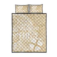 Custom Indo Fijians Quilt Bed Set Fiji ke Hindustani Polyneisan Paisley Beige Style - Wonder Print Shop