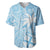 Custom Indo Fijians Baseball Jersey Fiji ke Hindustani Polyneisan Paisley Blue Style LT9 - Wonder Print Shop