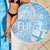 Custom Indo Fijians Beach Blanket Fiji ke Hindustani Polyneisan Paisley Blue Style LT9 - Wonder Print Shop