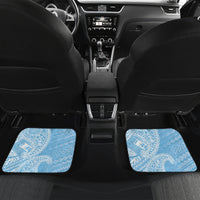 Custom Indo Fijians Car Mats Fiji ke Hindustani Polyneisan Paisley Blue Style LT9 - Wonder Print Shop