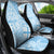 Custom Indo Fijians Car Seat Cover Fiji ke Hindustani Polyneisan Paisley Blue Style
