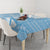 Custom Indo Fijians Tablecloth Fiji ke Hindustani Polyneisan Paisley Blue Style - Wonder Print Shop