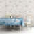 Custom Indo Fijians Tablecloth Fiji ke Hindustani Polyneisan Paisley Blue Style - Wonder Print Shop