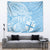 Custom Indo Fijians Tapestry Fiji ke Hindustani Polyneisan Paisley Blue Style - Wonder Print Shop
