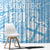 Custom Indo Fijians Window Curtain Fiji ke Hindustani Polyneisan Paisley Blue Style - Wonder Print Shop