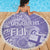 Custom Indo Fijians Beach Blanket Fiji ke Hindustani Polyneisan Paisley Purple Style LT9 - Wonder Print Shop