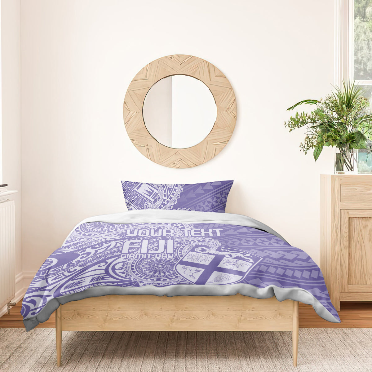 Custom Indo Fijians Bedding Set Fiji ke Hindustani Polyneisan Paisley Purple Style LT9 - Wonder Print Shop