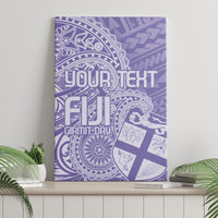 Custom Indo Fijians Canvas Wall Art Fiji ke Hindustani Polyneisan Paisley Purple Style LT9 - Wonder Print Shop