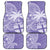 Custom Indo Fijians Car Mats Fiji ke Hindustani Polyneisan Paisley Purple Style LT9 - Wonder Print Shop