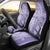 Custom Indo Fijians Car Seat Cover Fiji ke Hindustani Polyneisan Paisley Purple Style