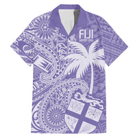 Custom Indo Fijians Family Matching Mermaid Dress and Hawaiian Shirt Fiji ke Hindustani Polyneisan Paisley Purple Style LT9 - Wonder Print Shop