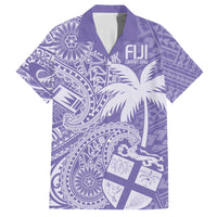 Custom Indo Fijians Hawaiian Shirt Fiji ke Hindustani Polyneisan Paisley Purple Style - Wonder Print Shop