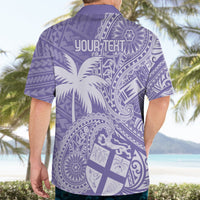 Custom Indo Fijians Hawaiian Shirt Fiji ke Hindustani Polyneisan Paisley Purple Style - Wonder Print Shop