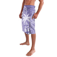 Custom Indo Fijians Lavalava Fiji ke Hindustani Polyneisan Paisley Purple Style - Wonder Print Shop