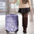 Custom Indo Fijians Luggage Cover Fiji ke Hindustani Polyneisan Paisley Purple Style - Wonder Print Shop