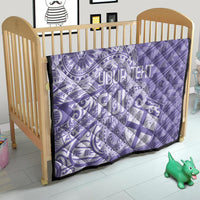 Custom Indo Fijians Quilt Fiji ke Hindustani Polyneisan Paisley Purple Style - Wonder Print Shop