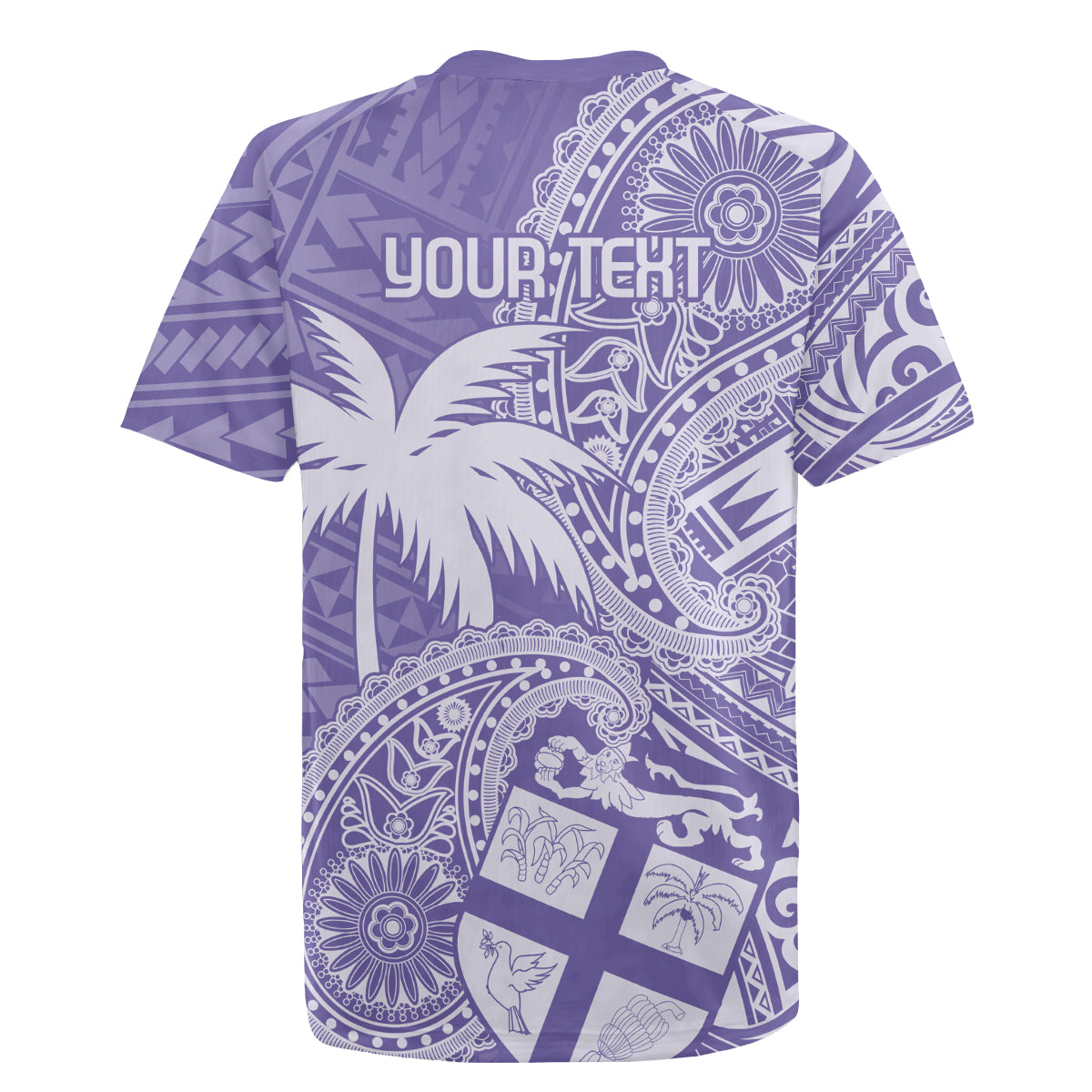 Custom Indo Fijians Rugby Jersey Fiji ke Hindustani Polyneisan Paisley Purple Style - Wonder Print Shop