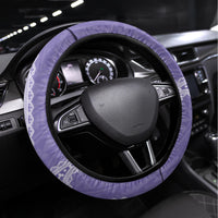 Indo Fijians Steering Wheel Cover Fiji ke Hindustani Polyneisan Paisley Purple Style - Wonder Print Shop