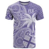 Custom Indo Fijians T Shirt Fiji ke Hindustani Polyneisan Paisley Purple Style - Wonder Print Shop