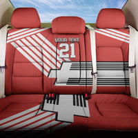 Swiss Football Custom Back Car Seat Cover 1990-1992 Retro Red Switzerland Vintage