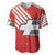 Swiss Football Custom Baseball Jersey 1990-1992 Retro Red Switzerland Vintage