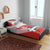 Swiss Football Custom Bedding Set 1990-1992 Retro Red Switzerland Vintage