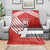 Swiss Football Custom Blanket 1990-1992 Retro Red Switzerland Vintage