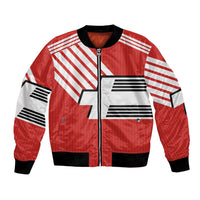 Swiss Football Custom Bomber Jacket 1990-1992 Retro Red Switzerland Vintage