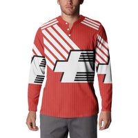 Swiss Football Custom Button Sweatshirt 1990-1992 Retro Red Switzerland Vintage