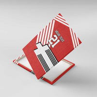 Swiss Football Custom Canvas Wall Art 1990-1992 Retro Red Switzerland Vintage