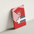 Swiss Football Custom Canvas Wall Art 1990-1992 Retro Red Switzerland Vintage