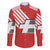 Swiss Football Custom Family Matching Mermaid Dress and Hawaiian Shirt 1990-1992 Retro Red Switzerland Vintage