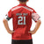 Swiss Football Custom Family Matching Puletasi and Hawaiian Shirt 1990-1992 Retro Red Switzerland Vintage